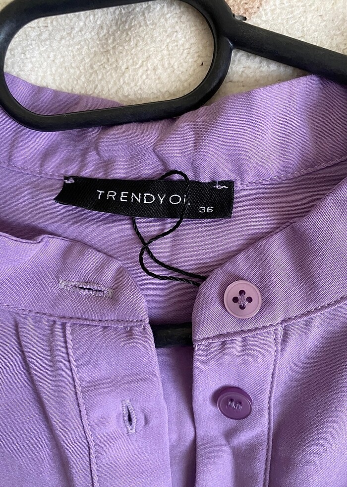 MOR KOLLARI BÜZGÜLÜ GÖMLEK - Görsel 3