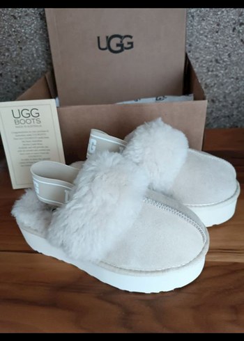 Bej Süet Kürklü Kadın Terlik - Görsel 11