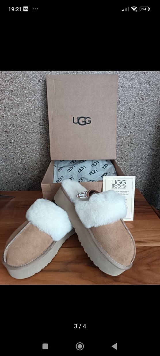 Bej Süet Kürklü Kadın Terlik - Görsel 3