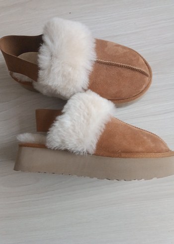 Hakiki Deri Kadın Bot Ayakkabı Terlik - Görsel 20