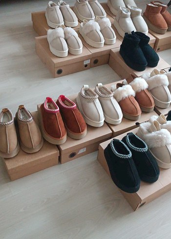 Hakiki Deri Kadın Bot Ayakkabı Terlik - Görsel 2