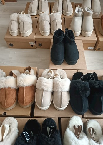 Hakiki Deri Kadın Bot Ayakkabı Terlik - Görsel 9