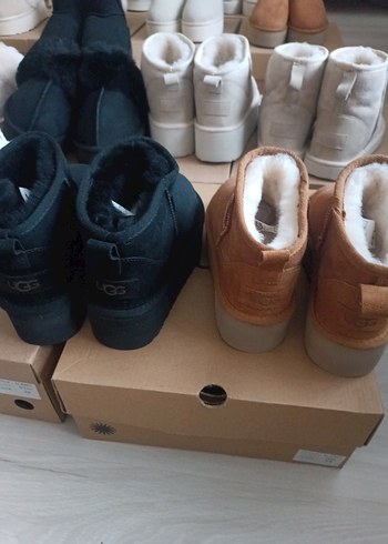 Hakiki Deri Kadın Bot Ayakkabı Terlik - Görsel 15