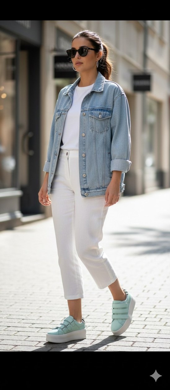 Kadın Platform Spor Ayakkabı - Görsel 3