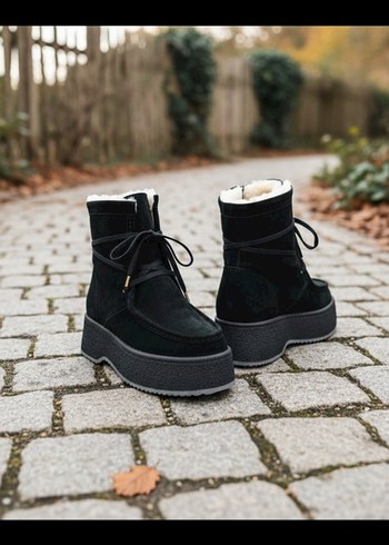 Kürklü Dolgu Topuk Botlar - Görsel 7