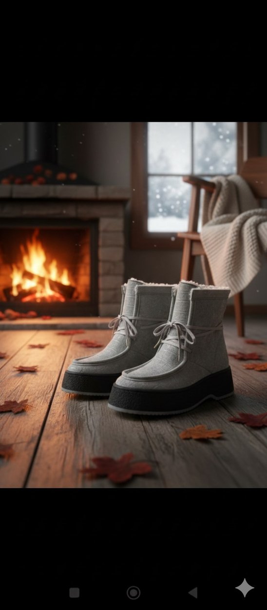 Kürklü Dolgu Topuk Botlar - Görsel 5