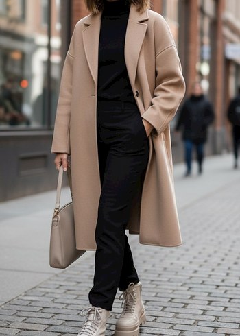 Beyaz Tüylü Platform Topuklu Kadın Bot - Görsel 2