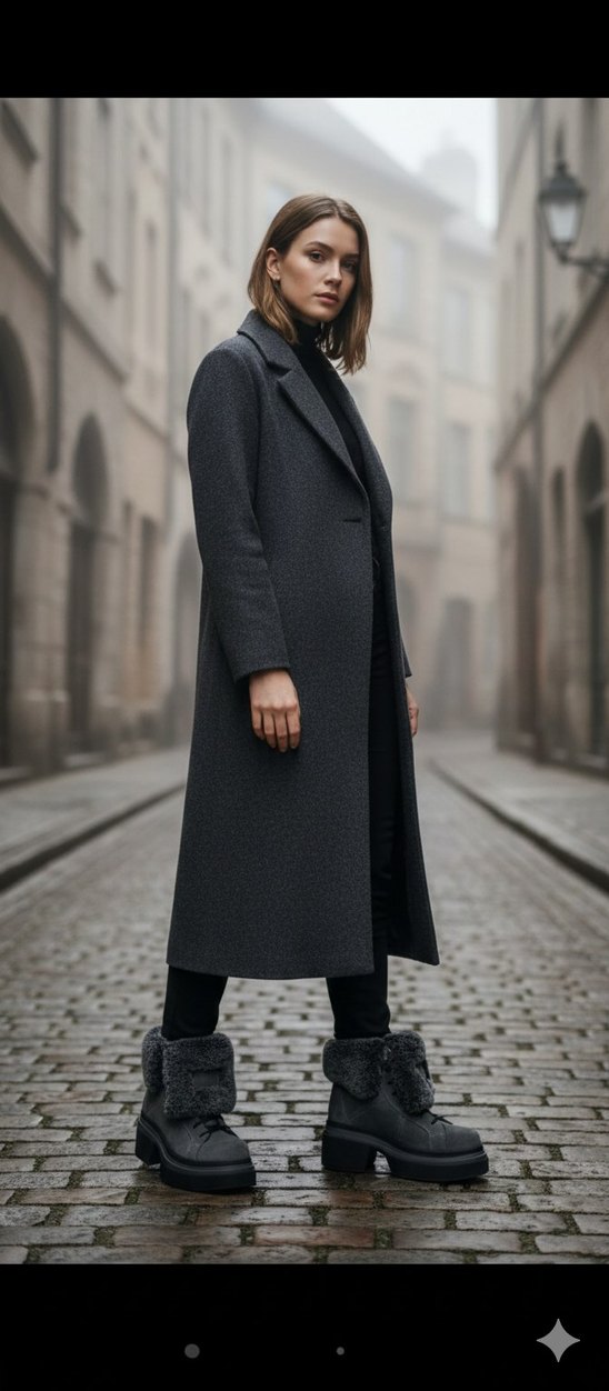 Kürklü Kahverengi Süet Platform Bot - Görsel 5