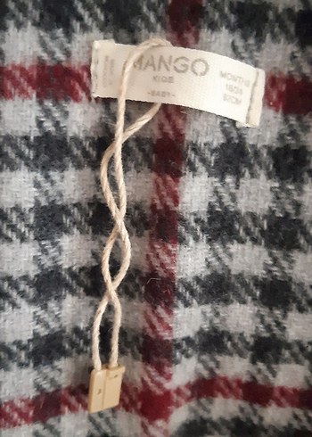 Düğmeli Gri Yün kaban hiç bir deformesi yoktur cuzi bir indirim - Görsel 5