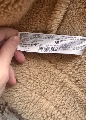 Sokak Stili Bej Kürklü Kadın Ceket - Görsel 5