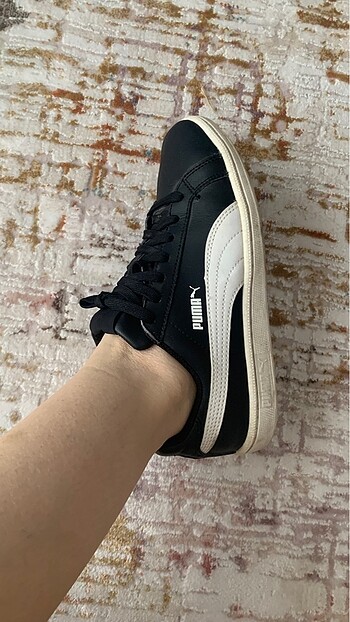 37,5 Beden siyah Renk Puma spor ayakkabı