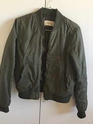 Haki Bomber Ceket 