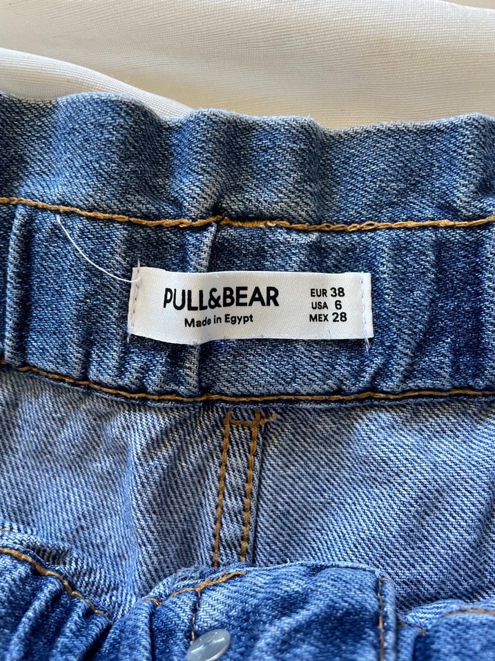 Pull&Bear kadın kot şort - Görsel 3
