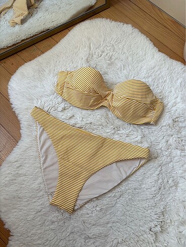 sarı bikini takımı