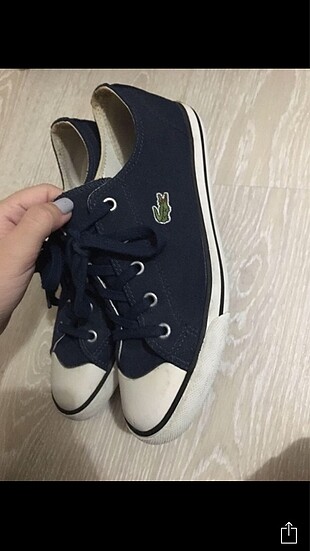 LACOSTE LACİVERT SPOR AYAKKABI