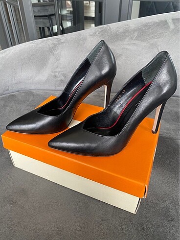 37 Beden siyah Renk Hotiç Stiletto-Hotiç Topuklu Ayakkabı