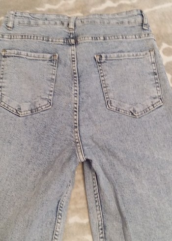 kar yıkama Mavi Salaş Kadın  Kot Pantolon - Görsel 4