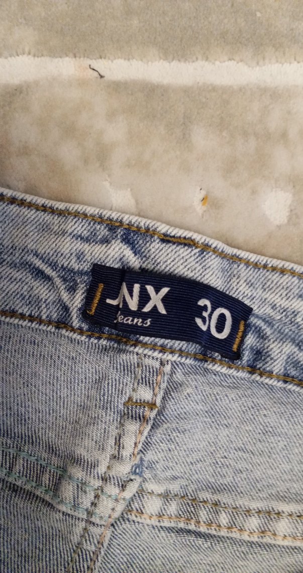 kar yıkama Mavi Salaş Kadın  Kot Pantolon - Görsel 3