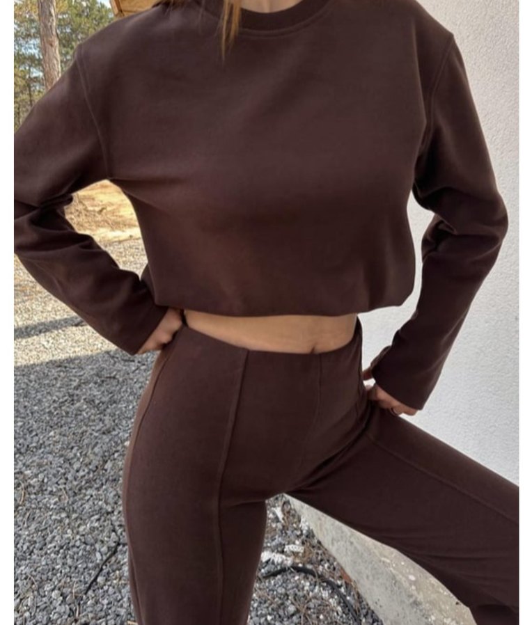 bayan Selanik kahve takım - Görsel 3