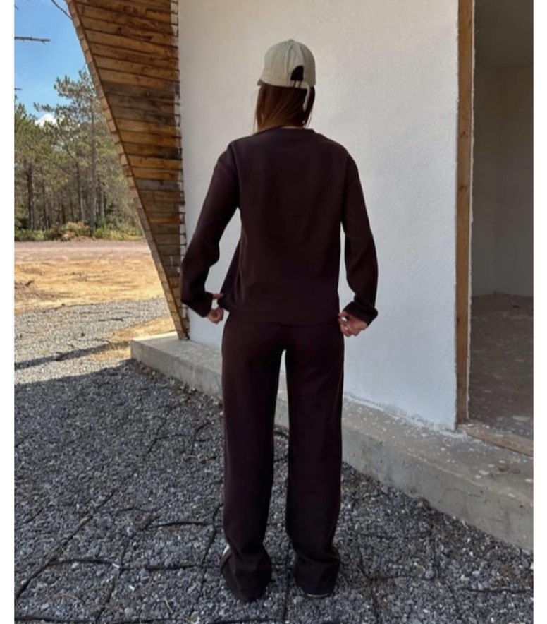 bayan Selanik kahve takım - Görsel 2