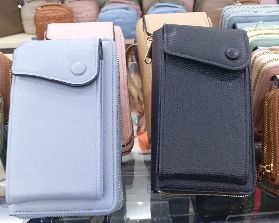 Kadın Pembe Deri Modern Klasik Çapraz Çanta - Görsel 3