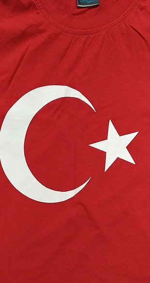 l Beden türk bayrağı tişört