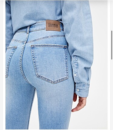 Pull&bear yuksek bel skinny jean