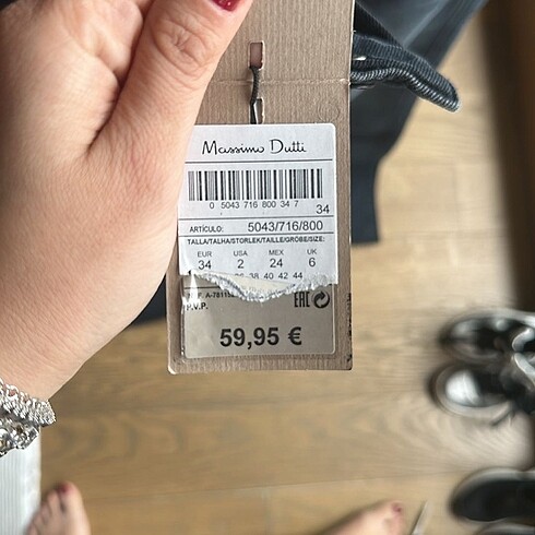 xs Beden Massimo dutti jean