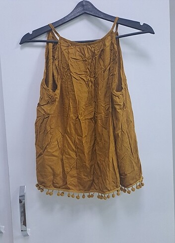 Diğer Camel renk kloş Bluz