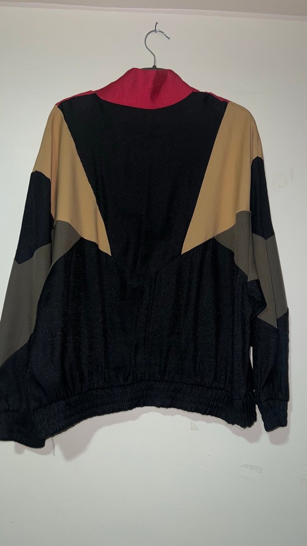 Kadın Çok Renkli Kısa Fermuarlı Gömlek - Görsel 3