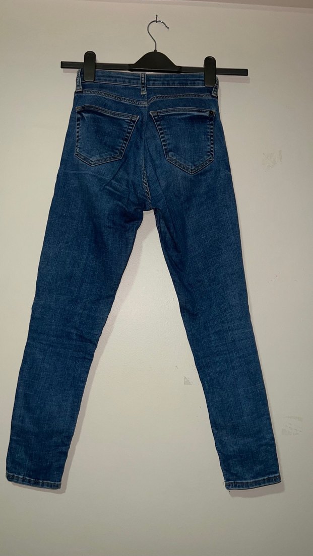 Mavi Dar Kesim Kadın Denim Pantolon - Görsel 2