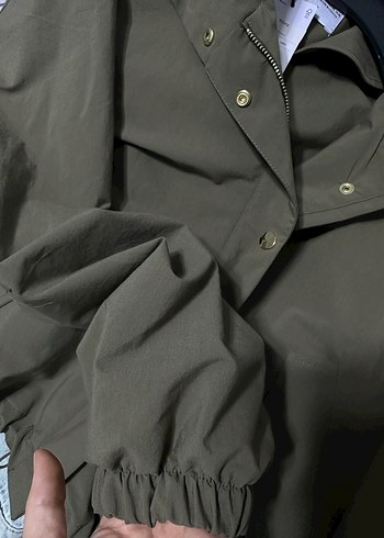 Paulmark Haki Kadın Günlük bomber Ceket