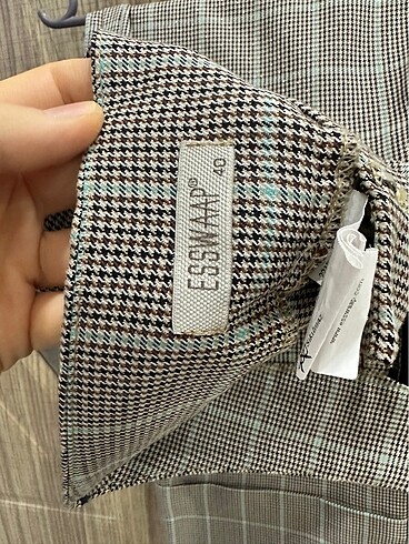40 Beden çeşitli Renk Ekoseli pantolon