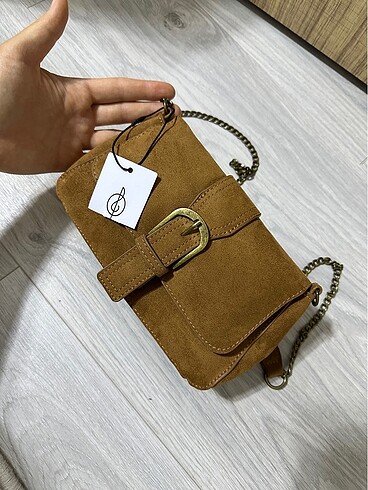 Stradivarius süet çanta