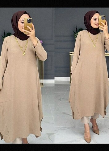 Tunik bej renk 