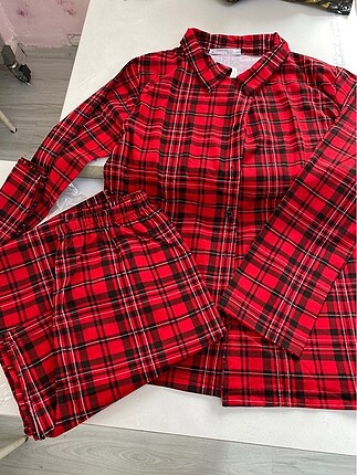 Gömlek pijama takımı