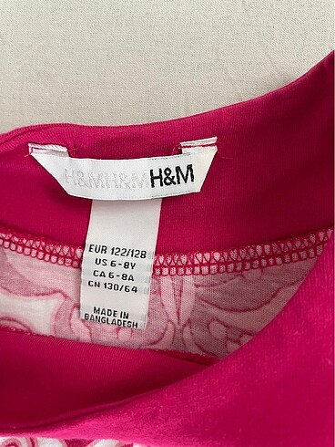 8 Yaş Beden H&M penye kumaş elbise