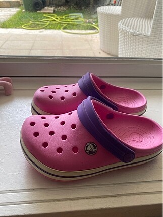 34 Beden pembe Renk Crocs orjinal terlik