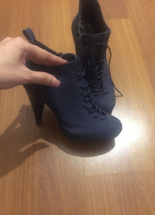 Diğer Lacivert bootie
