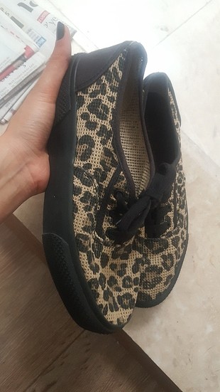 Bershka leoparlı ayakkabı