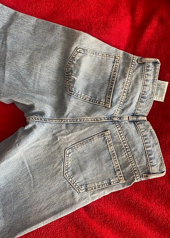 Zara 
Kadın Mavi Denim Midi Boy Jean - Görsel 7