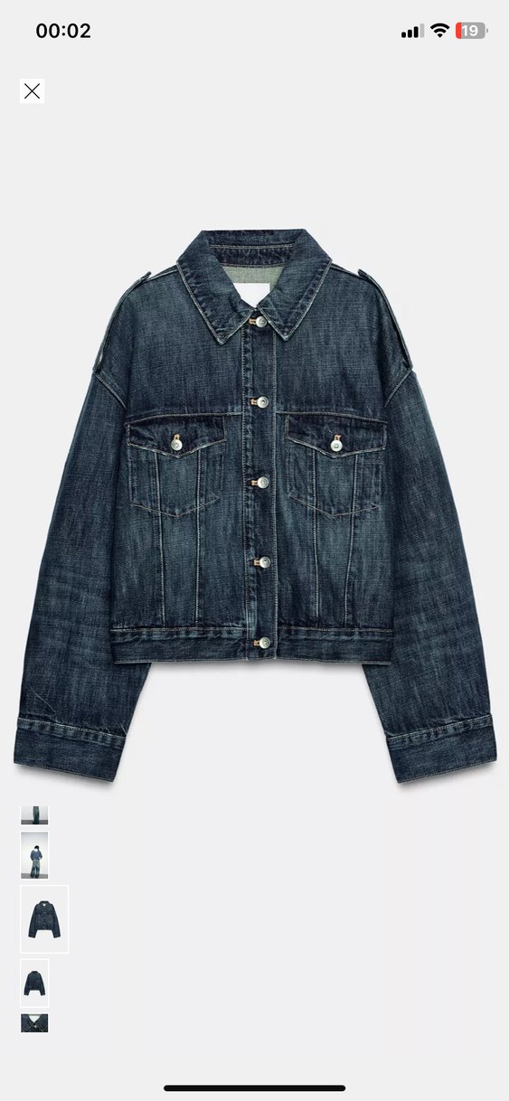 Zara Kadın Denim Ceket - Görsel 2