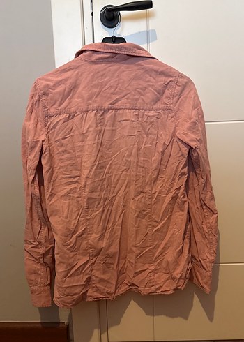 Pamuklu Vintage Effect Mudo Kadın Gömlek - Görsel 4