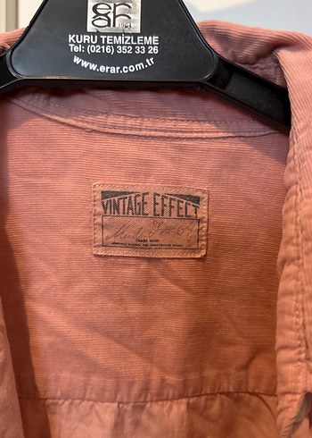 Pamuklu Vintage Effect Mudo Kadın Gömlek - Görsel 3