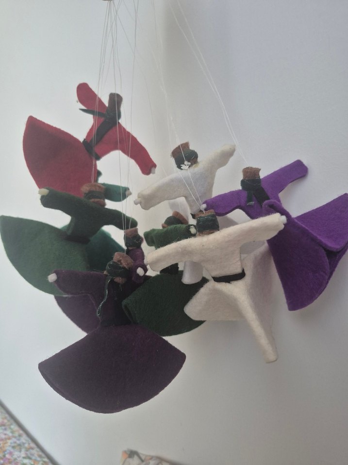 Yeşil Keçe Kumaştan El Yapımı - Görsel 2