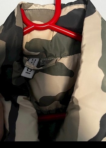 Kamuflaj Desenli Kadın Mont - Görsel 4