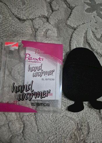 Küçük Siyah Gri Penguen  el ısıtıcısı - Görsel 3