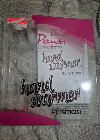 Küçük Siyah Gri Penguen  el ısıtıcısı - Görsel 2