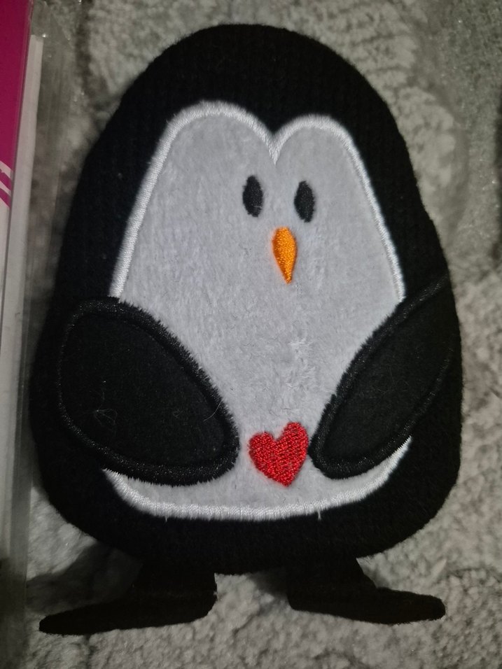 Küçük Siyah Gri Penguen  el ısıtıcısı - Görsel 4