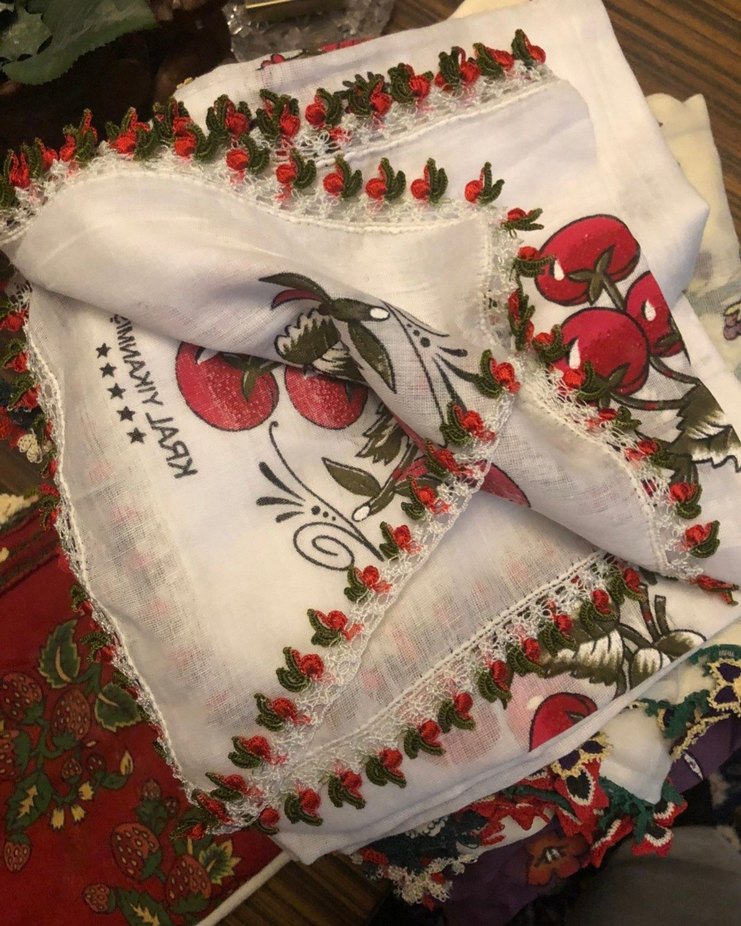 domates  desenli yazmalar - Görsel 2